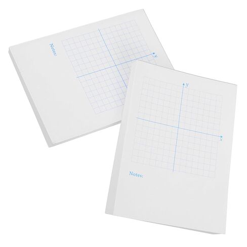 Homoyoyo Graphing Notebooks 2pcs, Xy Coordinate System Math Grid Paper, Multi-use Graph Composition Notepads for Math Practice and Drawing, Office and School Supplies in Kuwait
