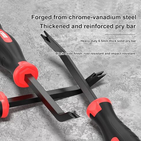 Staple Remover Heavy Duty Upholstery Staple Puller Lifter Tool Chrome Vanadium Steel for Carpet Wood Hardwood Floors Construction Furniture in Kuwait