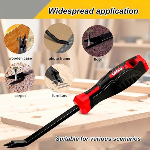 Staple Remover Heavy Duty Upholstery Staple Puller Lifter Tool Chrome Vanadium Steel for Carpet Wood Hardwood Floors Construction Furniture in Kuwait