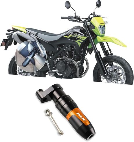 مناسبة لمصدات إطار الدراجة النارية KLX230SM KLX230 klx230/sm 2026، ومزلقات كتلة المحرك، والقضبان المضادة للسقوط، وأنابيب العادم، وغيرها من ملحقات الدراجات النارية. (أسود) in Kuwait