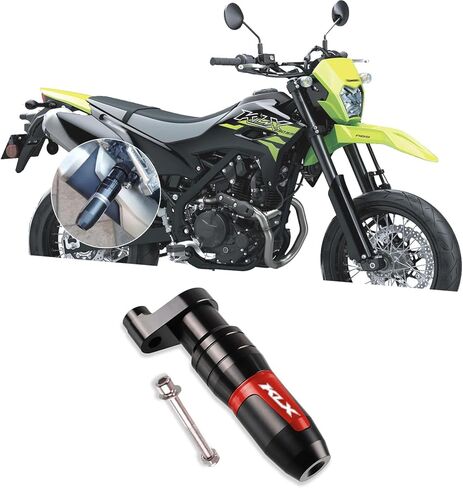 مناسبة لمصدات إطار الدراجة النارية KLX230SM KLX230 klx230/sm 2026، ومزلقات كتلة المحرك، والقضبان المضادة للسقوط، وأنابيب العادم، وغيرها من ملحقات الدراجات النارية. (أسود) in Kuwait