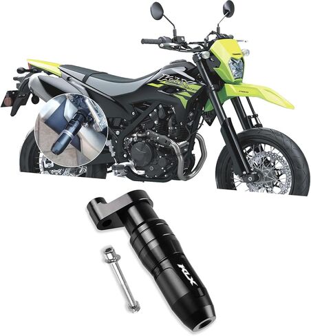 مناسبة لمصدات إطار الدراجة النارية KLX230SM KLX230 klx230/sm 2026، ومزلقات كتلة المحرك، والقضبان المضادة للسقوط، وأنابيب العادم، وغيرها من ملحقات الدراجات النارية. (أسود) in Kuwait