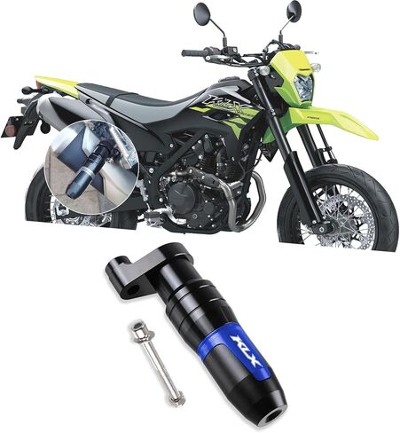 مناسبة لمصدات إطار الدراجة النارية KLX230SM KLX230 klx230/sm 2026، ومزلقات كتلة المحرك، والقضبان المضادة للسقوط، وأنابيب العادم، وغيرها من ملحقات الدراجات النارية. (أسود) in Kuwait