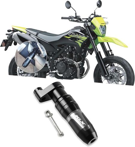 مناسبة لمصدات إطار الدراجة النارية KLX230SM KLX230 klx230/sm 2026، ومزلقات كتلة المحرك، والقضبان المضادة للسقوط، وأنابيب العادم، وغيرها من ملحقات الدراجات النارية. (أسود) in Kuwait