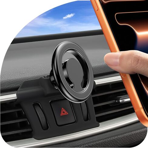 لحامل هاتف السيارة Mag-Safe، لسيارة Nissan Rogue 2014 إلى 2020، حامل فتحة تهوية الهواء، دعامة ملاحة مغناطيسية مخصصة، لهاتف iPhone15 14 13 12 Pro Max Plus Mini، حافظة Mag-Safe، جميع الهواتف الذكية in Saudi Arabia