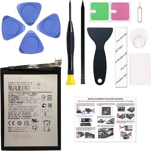 New Upgraded Battery for Galaxy A22 5G, Scud-WT-W1 Replacement Battery Compatible with Samsung Galaxy A22 5G, with Repair Tools & Instruction in Kuwait