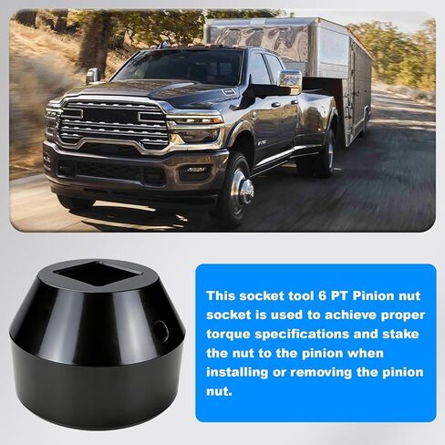 W742589020700 6-Point Torque Tool Pinion Nut Socket Compatible with Mercedes-Benz and Freightliner Heavy Duty Trucks 6-Point Rear Axle Differentials Replaces W742589020700 in Kuwait