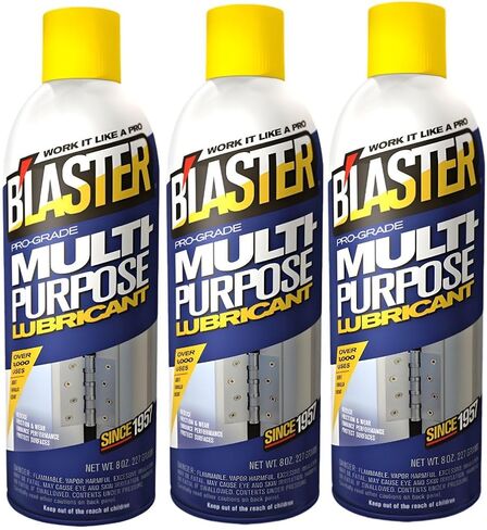 Blaster Pro-Grade General Purpose Lubricant Spray – 8 oz Aerosol – Pb Blaster Penetrating Oil Spray Alternative – Silicone Spray Style Garage Door Lubricant Spray – Multi Surface Lube 3 Pack in Kuwait