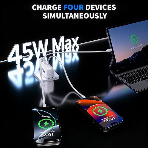 iPhone 17 16 Charger Fast Charging, 20W USB C Charger Fast Chargers Block with 6FT Long USB C to C Cable Cord Compatible with iPhone 17 Pro Max/17 Pro/Air/17/16/16Pro/16ProMax/Plus/15 & More (2-Pack) in Saudi Arabia
