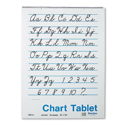 Pacon : Chart Tablets, Unruled, 24 x 32, White, 25 Sheets per Pad -:- Sold as 2 Packs of - 1 - / - Total of 2 Each in Kuwait