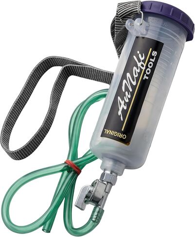 AnNafi® Auxiliary Fuel Tank 300ml for Bike Servicing | Workshop Tool for Balancing Carburetors | Compatible with Royal Enfield, BSA, Norton & Vintage Motorcycles (Black) A112 in Kuwait