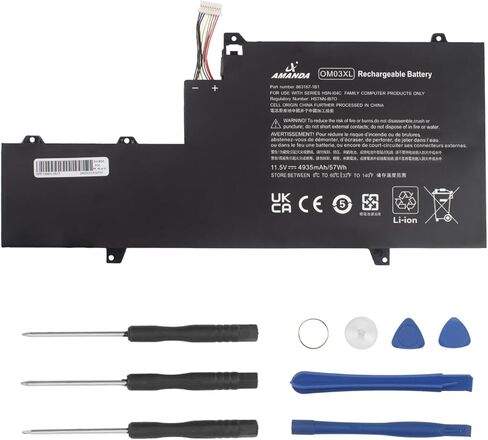 أماندا SA04XL بطارية لجهاز HP Envy X360 15-DR 15-DR0010TX Series Notebook HSTNN-OB1F HSTNN-OB1G HSTNN-UB7U L43248-541 L43248-AC1 L43248-AC2 L43267-005 SAO4XL 15.12V 55.67Wh in Kuwait