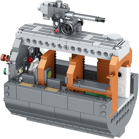 Revell Brick System “Das Boot" U‑96 Submarine - 6,483 Pieces 1:56 Scale Brick Building Model Kit, Detailed Interior, Display Stand, Adult Collector Construction Set in Kuwait
