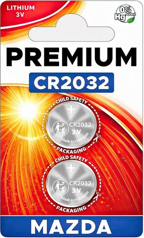 Key Fob Batteries Replacement CR2032 for Mazda (2019-2025) 3 6 CX-5 CX-30 CX-9 CX-50 CX-90 CX-3 CX-70 MX-5 Miata) Smart Remote in Kuwait