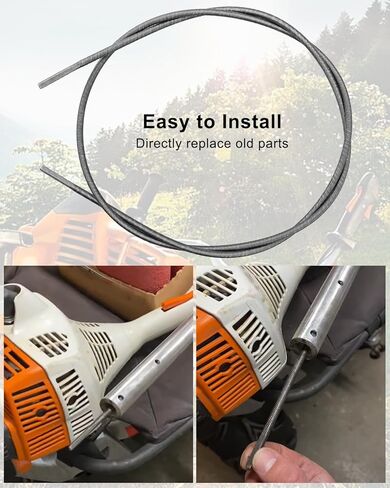 Flex Drive Shaft Fit for Stihl FS100 FS100R FS100RX FS110 FS110R FS110X FS110RX FS72 Replace 4137-711-3202 in Kuwait