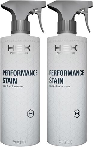 HEX Performance Stain & Stink Remover Spray, Unscented, 44oz (Pack of 2) – Activewear Laundry Pre-Treat for Odor & Tough Stains, Sweat, Grass, Blood – Safe for All Fabrics, Dye & Phosphate Free in Kuwait