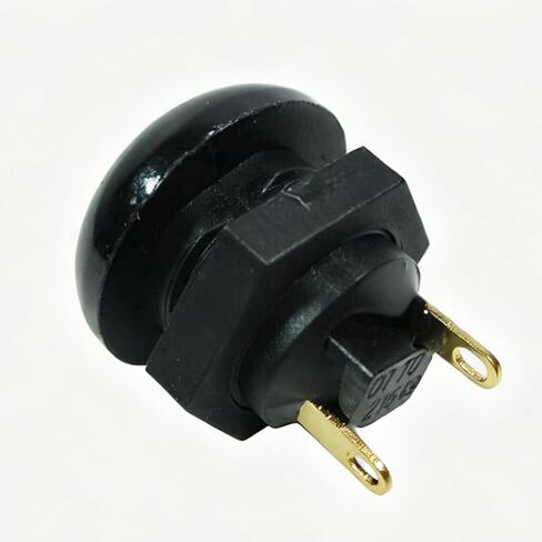 5 قطعة 21649 فلوش زر P9-122121 P-122121 مقاوم للماء IP68 إعادة تعيين أسود 12 مللي متر متوافق مع الأجزاء الميكانيكية in Kuwait