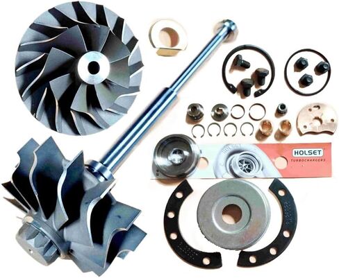 250683 + 250799 مجموعة إصلاح Holset HX35W الجديدة، عجلة ضاغط العمود، استبدال OEM توربو عام لدودج كومينز 5.9 98-02 HX35 R Kit + 3519336 3905461 + 4035699 3599649 in Kuwait