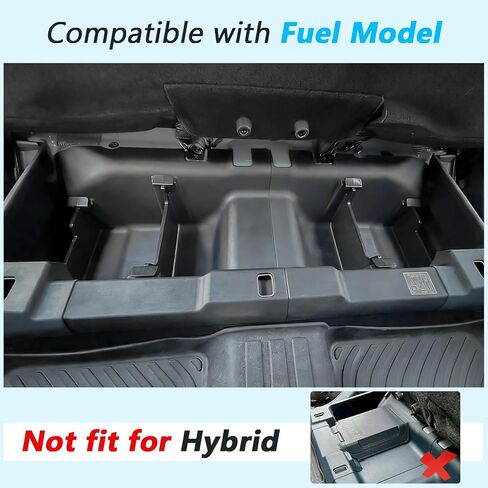 TOPINSTALL 4 قطع فواصل خلفية أسفل المقعد متوافقة مع ملحقات Ford Maverick 2022-2026، ومنظمات التخزين تحت المقعد، وفواصل المساحة للحفاظ على العناصر مرتبة ومنع التحول (يناسب إصدار الوقود) in Kuwait