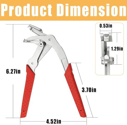 Car Clip Pliers Trim Removal Tool Heavy Duty Spring-Loaded Panel Clip Removal Pliers for Auto Fasteners Trims Buckles Rivets Without Damage in Kuwait