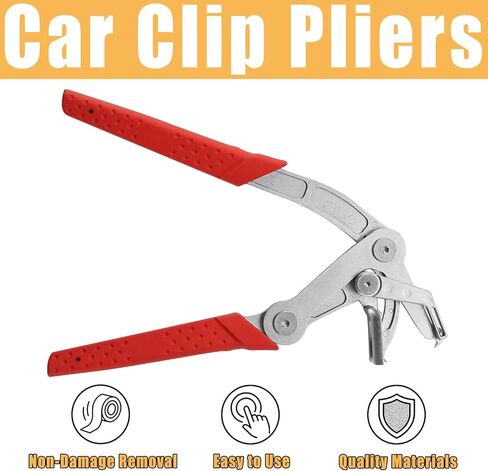 Car Clip Pliers Trim Removal Tool Heavy Duty Spring-Loaded Panel Clip Removal Pliers for Auto Fasteners Trims Buckles Rivets Without Damage in Kuwait