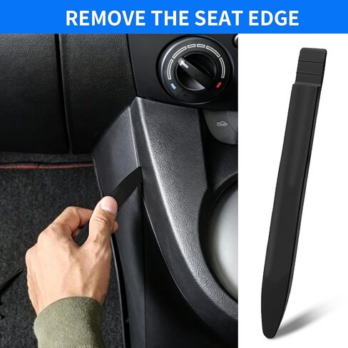 5 Pcs ﻿Auto Trim Removal Tool Kit, Car Panel Clip Remover Set for Door/Window Trim - Pry Tools with Fastener Remover, Black Auto Repair Kit for DIY in Kuwait