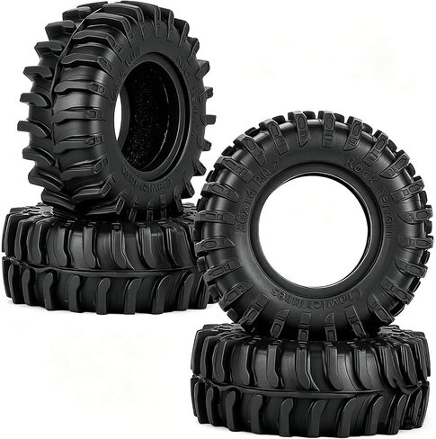 إطارات عجلات مطاطية ناعمة مقاس 0.7 بوصة لسيارة 1/30 SCX30 1/32 Red Cat Ascent-32 RC، إطارات عجلات مطاطية ناعمة مع إسفنجة، (4 قطع-C) in Kuwait