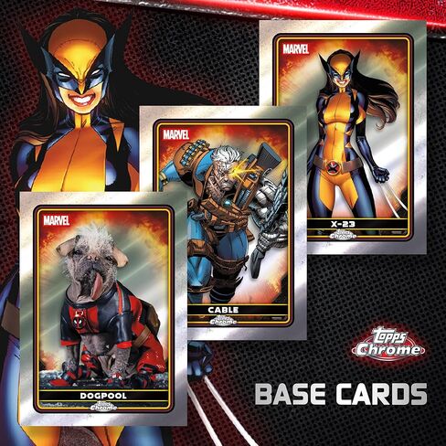 2025 Topps Chrome Deadpool - مختوم من المصنع - صندوق القيمة in Kuwait