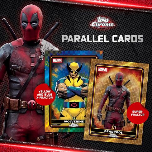 2025 Topps Chrome Deadpool - مختوم من المصنع - صندوق القيمة in Kuwait