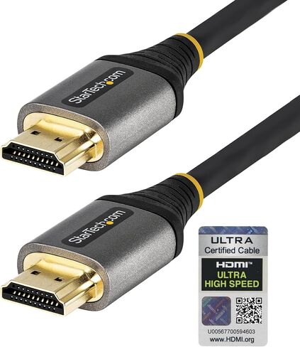 StarTech.com 13.1ft (4m) HDMI 2.1 Cable 8K - Certified Ultra High Speed HDMI Cable 48Gbps - 8K 60Hz/4K 120Hz HDR10+ eARC - Ultra HD 8K HDMI Cord - Monitor/TV/Display - Flexible TPE Jacket (HDMM21V4M) in Saudi Arabia
