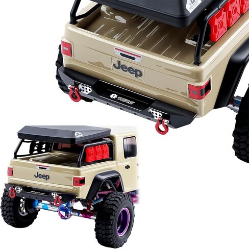 Aluminum Front and Rear Bumpers Set for 1/24 RC Axial SCX24 Jeep JT Gladiator Upgrades in Kuwait