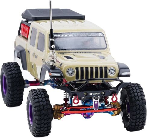 Aluminum Front and Rear Bumpers Set for 1/24 RC Axial SCX24 Jeep JT Gladiator Upgrades in Kuwait