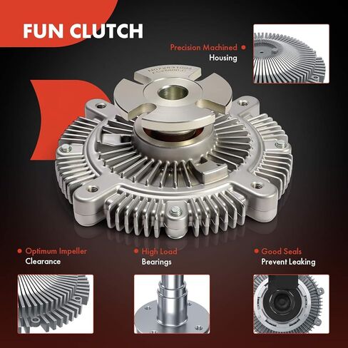 A-Premium Engine Cooling Fan Clutch Compatible with Chevrolet Astro 1987, S10 1987-1993, S10 Blazer 1987-1989 & GMC S15 1987-1990, S15 Jimmy 1987-1989, Safari 1987, Sonoma 1991-1993 in Kuwait