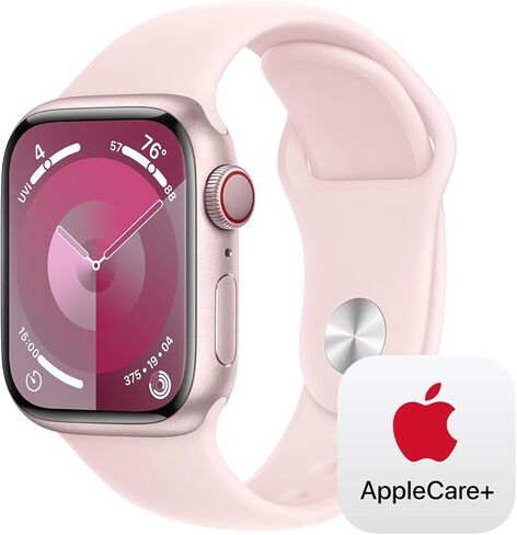 Apple Watch Series 9 [GPS + Cellular 41mm] ساعة ذكية مع هيكل من الفولاذ المقاوم للصدأ جرافيت مع حلقة ميلانو جرافيت. مع AppleCare+ (سنتان) in Saudi Arabia