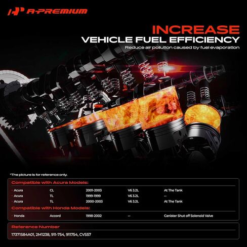 A-Premium Vacuum Switching Valve Compatible with Honda Accord 1998-2002 & Acura TL 1999-2003, CL 2001-2003 in Kuwait