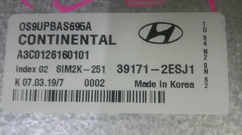 وحدة التحكم في المحرك ECM عند 2.0L AWD 18-21 متوافقة مع Hyundai KONA 39171-2ESJ1 391712ESJ1 in Kuwait