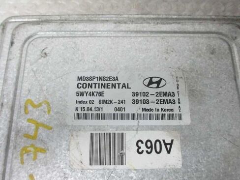 11-13 متوافق مع وحدة التحكم ECM لمحرك Hyundai Elantra 1.8L AT 39103-2EMA3 391032EMA3 in Kuwait