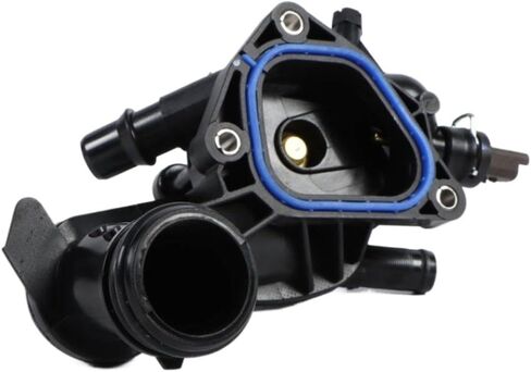 Thermostat Housing Coolant Replacement for 207 208 308 508 RCZ C4 C4 Picasso DS3 DS4 DS5 and Citroën Cabriolet Clubman Cooper Countryman Paceman 2006-2015 with 1.6 VTi 1.6 THP Engines in Kuwait