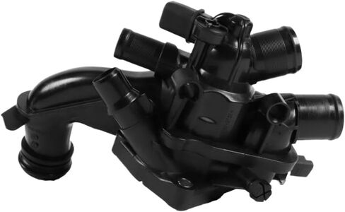 Thermostat Housing Coolant Replacement for 207 208 308 508 RCZ C4 C4 Picasso DS3 DS4 DS5 and Citroën Cabriolet Clubman Cooper Countryman Paceman 2006-2015 with 1.6 VTi 1.6 THP Engines in Kuwait