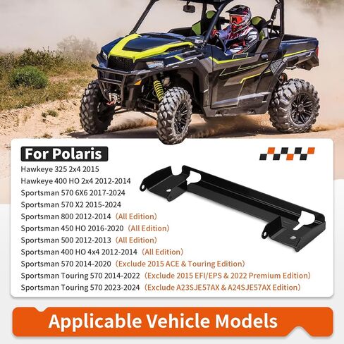 Front Rack Pivot Bracket for Polaris Hawkeye Sportsman 325 400 450 500 570 800 2012-2025 5259854-329 in Kuwait