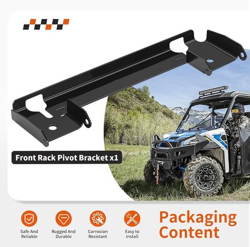 Front Rack Pivot Bracket for Polaris Hawkeye Sportsman 325 400 450 500 570 800 2012-2025 5259854-329 in Kuwait