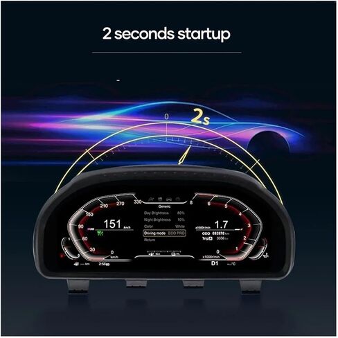 12.3 "1920*720 لوحة Lcd أوتوماتيكية لوحة القيادة متوافقة مع BMW 3 4 Series F30 F31 GT-F34 F32 F33 F36 418D Instrumentenpaneel Virtuele Cockpit in Kuwait