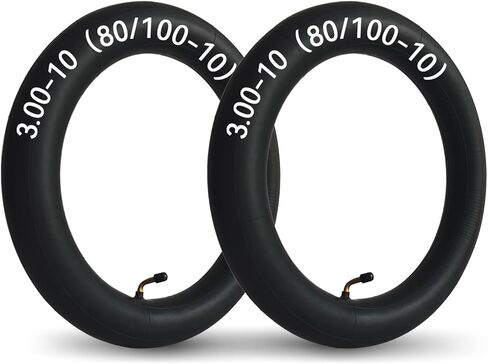 2 Pack 3.00-10 300-10 Inner Tube 80/100-10 Dirt Bike Inner Tubes with TR87 Bent Valve Stem for 2.75-10 3.00-10 80/100-10 Mini Pit Bikes Tire Tubes in Saudi Arabia