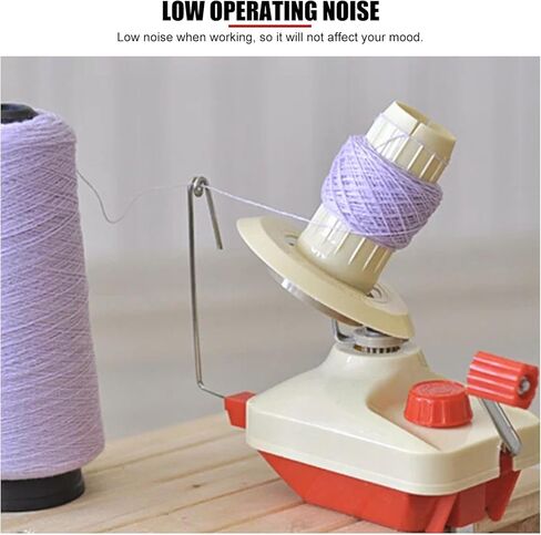 Portable Handheld Yarn Ball Winder with Clamp, for Winding Yarn Into Neat and Organized Balls, for Home Knitting and Crochet Enthusiasts in Kuwait