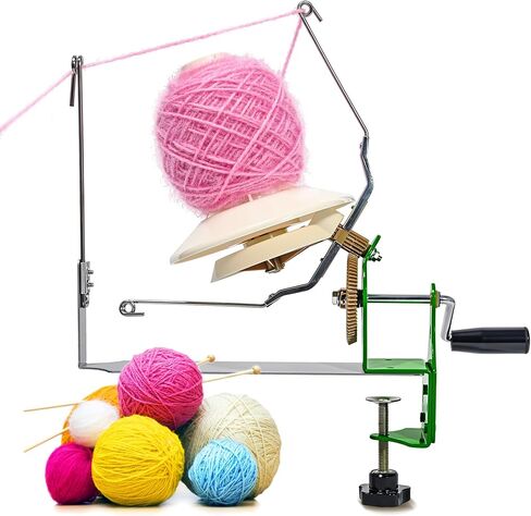 18oz Yarn Winder, Large Capacity Yarn Ball Winder, Hand Operated Yarn Winder for Crocheting, Knitting, Yarn Cake Winder Yarn Spinner for Fiber Yarn Wool Winding Machine in Kuwait