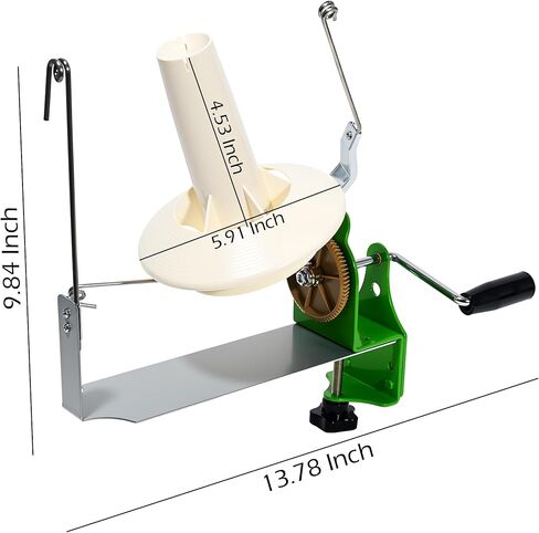18oz Yarn Winder, Large Capacity Yarn Ball Winder, Hand Operated Yarn Winder for Crocheting, Knitting, Yarn Cake Winder Yarn Spinner for Fiber Yarn Wool Winding Machine in Kuwait