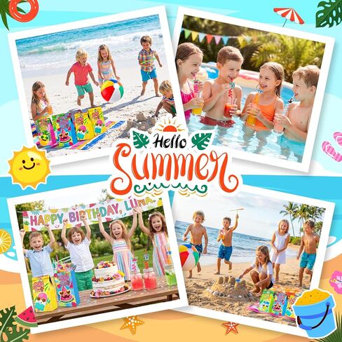 194 PCS Pool Party Favors Beach Party Favors, Summer Party Favors for Kids 3-8 8-12, Beach Balls, Hand Flying Helicopter, Pool Party Supplies for Birthday Party Favors, End of Year Student Gifts in Kuwait