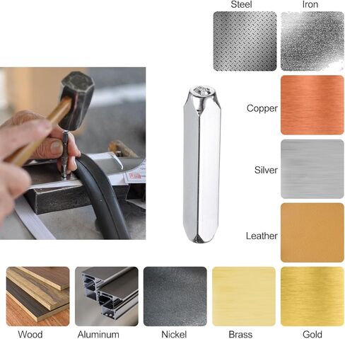 uxcell 1/4" (6mm) Punch Stamp 40Cr Alloy Steel, Cute Crown Pattern Punch Tool Punch Press Tool for Metal Plastic Wood Leather in Kuwait