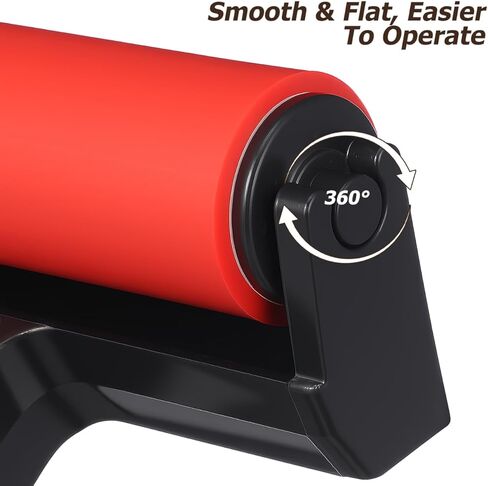 Ciieeo 2 Pack Printmaking Brayer Rollers - 4.9 inch Smooth Surface Ink Roller with Ergonomic Handle | Versatile Stamping Tool for Block Printing Painting and Glue Application in Kuwait