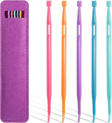 5 PCS that Purple Thang Sewing Tools, Sewing Notions Accessories Multifunctional Sewing Supplies Bodkin Sewing Tool for Quilting Supplies Sewing Craft Projects in Kuwait